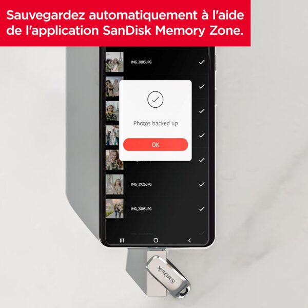 SanDisk Ultra Dual Drive Luxe 128 Go USB-C / USB-A