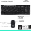 Ensemble clavier et souris sans fil MK270