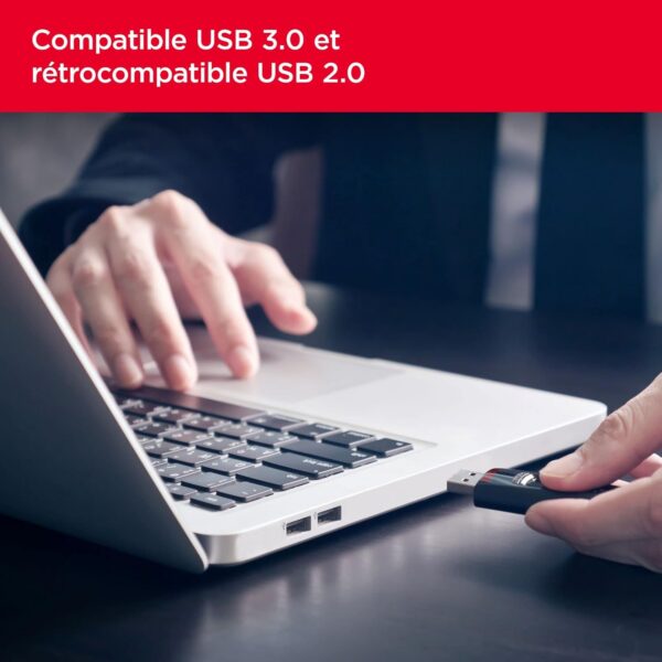 SanDisk Ultra 128 Go - Clé USB 3.0 noire