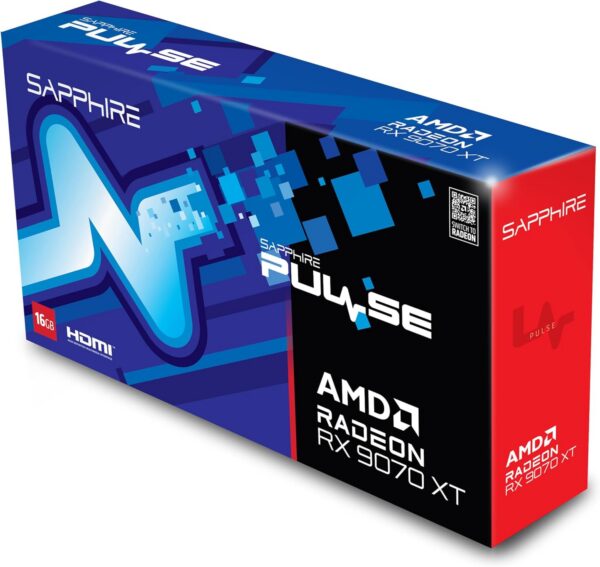 Sapphire Pulse AMD Radeon RX 9070 XT Gaming 16GB
