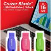 SanDisk Cruzer Blade 16 Go - Lot de 3 clés USB