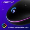 Logitech G203 LIGHTSYNC - Souris gaming USB RGB noire