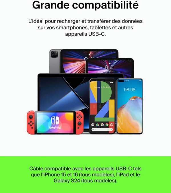 Belkin BoostCharge câble USB-C vers USB-C 1 m noir
