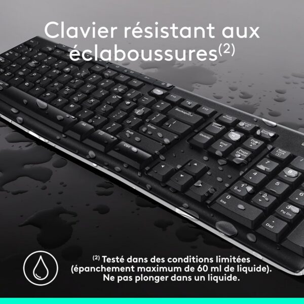 Ensemble clavier et souris sans fil MK270