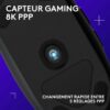 Logitech G203 LIGHTSYNC - Souris gaming USB RGB noire