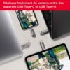 SanDisk Ultra Dual Drive Luxe 128 Go USB-C / USB-A