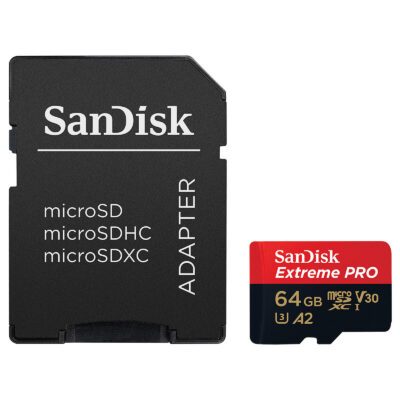 Sandisk Extreme PRO microSDXC UHS-I U3 64 Go