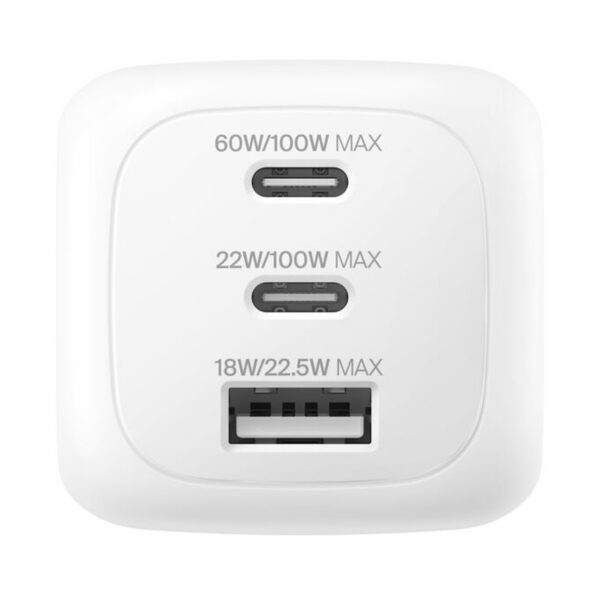 LD0006288227 Belkin Chargeur 100W 2x USB-C + USB-A voyage