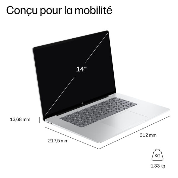 HP OmniBook 5 14-hh0007nf Copilot+ PC Core Ultra 5
